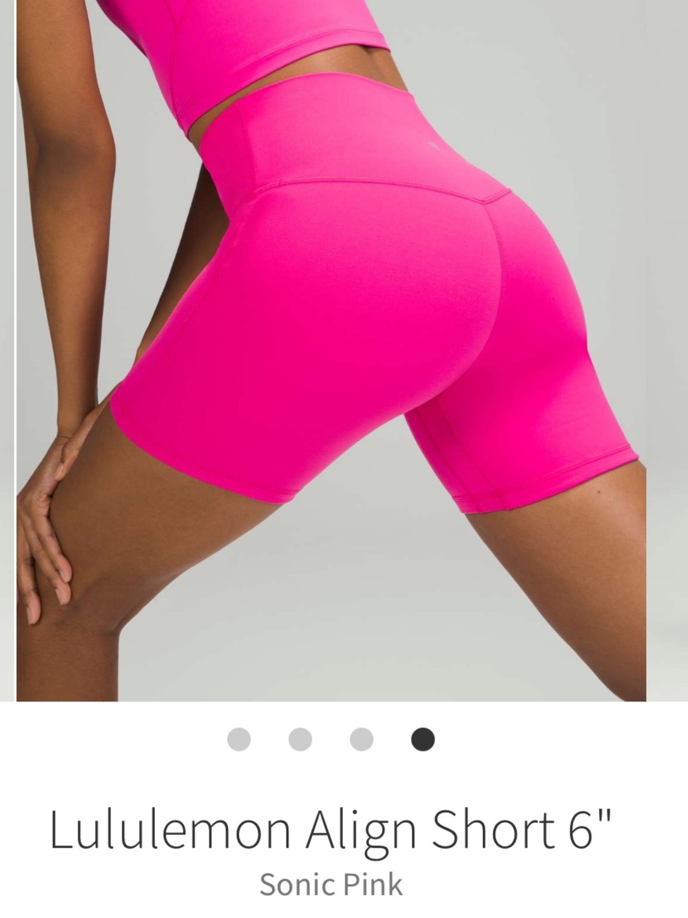 Lululemon Align Short 6" Size 10